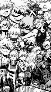 Available for hd, 4k, 5k pc, mac, desktop and mobile phones. Bakugou Black And White Wallpaper In 2021 Cute Anime Wallpaper Anime Wallpaper Anime Background
