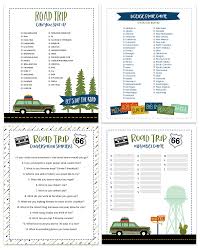 Road trip games printables make the trip fun. Road Trip Games