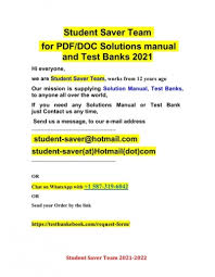 Downloaddata and computer communications 8th edition solution manual free download for free on this ebook portal. Full List Test Bank And Solution Manual 2021 2022 Student Saver Team
