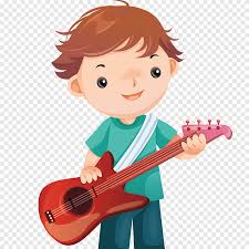 Pria Bermain Ilustrasi Gitar Gitar Kartun Alat Musik Boy Bermain Gitar Anak Balita Png Pngegg
