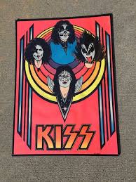 Devil may cry 5 original soundtrack. 1976 Kiss Original Vintage Classic Blacklight Poster Rare Aucoinmanagement Issue Black Light Posters Fuzzy Posters Poster