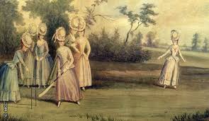 18th Century Cricket For Ladies 18th Century Cricket Match Cricket