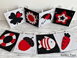 Black White And Red Images For Babies Black White Red Quiet Book For Newborns New Baby Gift High Etsy In 2020 Montessori Baby Toys Newborn Toys New Baby Products