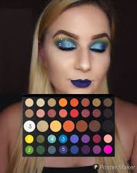 Some makeup artists think that drawing eyeliner is the most difficult, but in fact, each component of eye makeup is very difficult to paint well, such as eye shadow. Look By Number Using James Charles Palette Makeup Tutorial Eyeshadow Eyeshadow Makeup Eye Makeup Designs