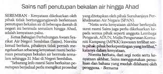 Negeri sembilan kini dihuni penduduk berbilang kaum yang kini melebihi 1 juta orang. 30 March 2019