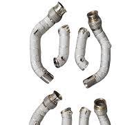 12 Stainless Steel Heat Shield Exhaust Down Pipe For BMW M5 ...
