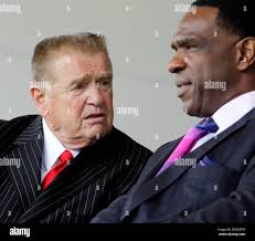 Baseball Hall of Fame inductees Whitey Herzog, left, and Andre Dawson talk  before the induction ceremony in Cooperstown, N.Y.,
