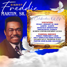 The funeral service of Mr. Glen Roy Washington will be held Saturday March  30, 2024, at Greater St. Matthew African Methodist Episcopal Church  Louisville, Georgia at 11:00 am. Rev. Daniel Thomas, Jr.,