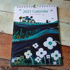 Unique A4 Art Wall Calendar 2021 Monthly Wall Planner 2021 Etsy In 2020 Art Calendar Wall Calendar Art