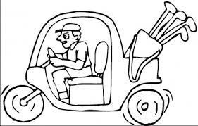 Hours of fun await you by coloring a free drawing sport golf. Coloring Pages Golf Cart Coloring Page