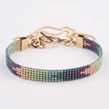 Navajo Bracelet Peacock Gold Orgu Bileklik Modelleri Boncuklu Bileklikler Boncuk Suslu Takilar