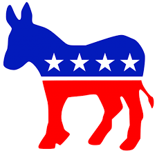 It doesn't have a flag and it doesn't have a logo. Democratic Party News For Kids