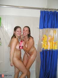 Embarrassed naked gals surprised on camera