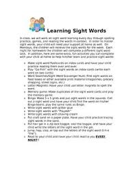Today i am sharing first grade sight word sentence worksheets. Sight Word Letter To Parents By Erica D Allesandro Tpt