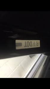 R dot hood sticker question
