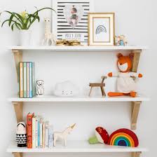 Here S What S Trending In The Nursery Project Nursery Tiny Kids Room Kids Room Shelves Modern Kids Room