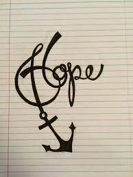 Black anchor tattoo with hope anchors the soul lettering tattoo. Possibly My Next Tattoo We Have This Hope As An Anchor For The Soul Firm And Secure Hebrew 6 19 Drawn By My Lo Anchor Tattoos Inspirational Tattoos Tattoos