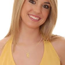 Colgante De Oro Amarillo De 10 Quilates De 1 Pulgada