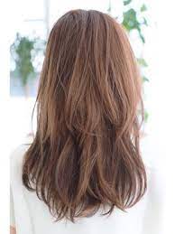 2019年夏 30代40代 小顔くびれセミディヘルシーレイヤー 無造作カール agnos 青山 アグノス のヘアスタイル biglobeヘアスタイル ヘアスタイル 毛先パーマ ヘアスタイル ロング