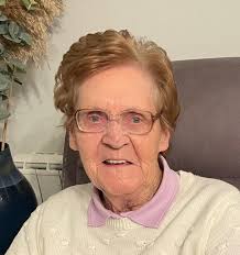 The death has occurred at her residence of Margaret Strain nee Doherty,  Gortnaskea, Burnfoot. Beloved wife of Eamon, much loved mother of Martina,  Majella and Louise and dear sister of Mary Hegarty.