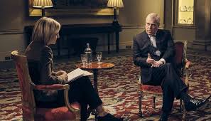Prince Andrew laughing photo during BBC ...