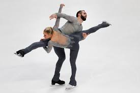 Us pairs figure skater, ashley cain, is dipped with a kiss by her husband, dalton gribble. U S Figure Skating Championships Leduc And Cain Win Pairs The New York Times