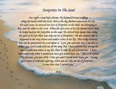  52 Footprints In The Sand Ideas Footprints In The Sand Poem Sand Footprint