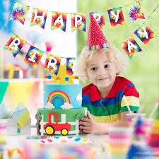 Requires mounting this listing offers either a printed or digital file (pdf). Buy Tie Dye Happy Birthday Banner Pennant Birthday Party Background Banners For 60s 70s Theme Hippie Carnival Groovy Party Decorations Supplies Indoor Outdoor Hanging Decor Online In Turkey B0919vz7w4