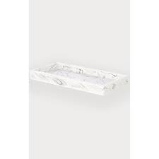 Rh's marble plinth coffee table:american and italian design of the 1970s informs the proportions and flat planes of our table from designer timothy oulton. White Marble Effect Tray Home George