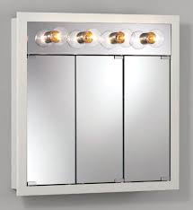 Broan Nutone 755371 30 Inch Granville Surface Mount Medicine Cabinet With 4 Bulb Surface Mount Medicine Cabinet White Medicine Cabinet Lighted Medicine Cabinet