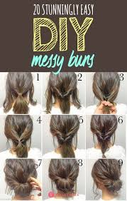 Watch my video to see exactly how to do this easy. 20 Stunningly Easy Diy Messy Buns Hair Styles Thick Hair Styles Long Hair Styles