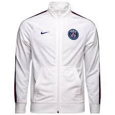 Sind sie als kunde mit der lieferzeit des bestellten produktes im einklang? Paris Saint Germain Trainingsjacke Nsw Crew Weiss Blau Www Unisportstore De