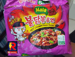 Buat masa ni kalau nak cari ramen mala ni ada jual online. Daus Redscarz Samyang Ramen Mala 4x Spicy Korea Ada Logo Halal