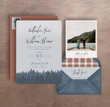 Rustic Wedding Invitation Design Eco Friendly Wedding Invitations Woodsy Wedding Invitations Wedding Invitations