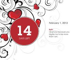 Make A Fully Personalized Countdown Calendar For You Loved One Flip Stand 14 Day Countdown Just 20 99 Www Creativecoun Day Countdown Countdown Calendar Day