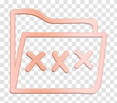 Icone gratuite di folder in vari stili di design ui per progetti di grafica web e mobile. Folder Icon Folderlock Password Pink Peach Beige Transparent Png
