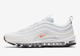 Black And Orange Air Max 97 The Trendy Cone Orange Hits The Nike Air Max 97 Sneakers Men Fashion
