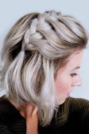 30 So Cute Easy Hairstyles For Short Hair Lovehairstyles Com Short Hair Styles Easy Short Straight Hair Braids For Short Hair