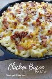 Chicken And Bacon Pasta Bake Recipe Chicken And Bacon Pasta Bake Bacon Pasta Chicken Bacon Pasta