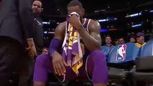 18 pts, 8 reb lebron james, lakers: Lebron James Caught Crying On Sidelines Youtube
