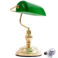 Get email alerts and stay ahead of your competition! Paket Led Rgb Nostalgie Tisch Leuchte Messing Banker Lampe Dimmer Inkl Fernbedienung Farbwechsler Etc Shop