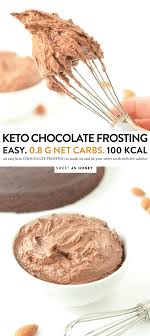 Keto Chocolate Frosting 0 8 G Net Carb 100 Kcal Ketofrosting Ketodessert Ketorecipe Ke Healthy Frosting Recipes Chocolate Frosting Easy Chocolate Frosting