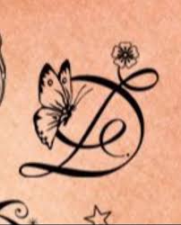 Voorkoms name d letter two design body temporary tattoo waterproof for girls men women size 11x6 cm : Letter D Letter D Tattoo D Tattoo Meaningful Tattoo Quotes