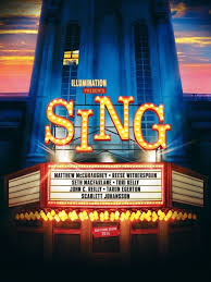 A koala named buster recruits his best friend to help him drum up business for his theater by hosting a singing competition. Movie Sing 3d English Comedy Animation Film At Multiplexes Release On 30th December 2016 Delhi Events