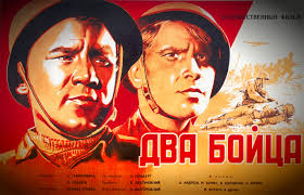 Wallpaper USSR, 1943, Mark Bernes, Boris Andreyev, The two fighters, movies  brings Victory for mobile and desktop, section праздники, resolution  2735x1760