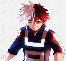In order to make their characters stand out from the crowd, most anime often utilize every color of the rainbow when it comes to hairstyles. Youtube My Hero Academia Shoto Todoroki Origin Desktop Manga Todoroki Purple Black Hair Fictional Character Png Pngwing