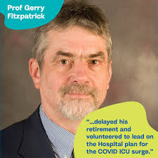 Our second recipient of a TUH Heroes Award today is Prof Gerry Fitzpatrick.  Prof Fitzpatrick received the award in recognition of his long-standing  commitment and dedication to Tallaght University Hospital