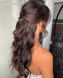50 Charming Half Up Half Down Wedding Hairstyles 2020 Weddinghairstyle Hairstyleforwoman Womanhairstyle In 2020 Simple Prom Hair Wedding Hair Down Down Hairstyles