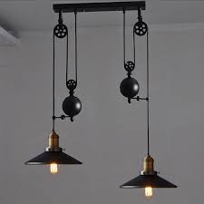 A sculptural rise and fall pendant light inspired by scandinavian design, featuring a counterweight that allows the user to easily adjust the height and appreciate the design from all angles. Kitchen Rise Fall Lights Kitchen Pulley Lights Retro Style Pendant Lamps Black Rise And Fall Lighting Hanging Kitchen Lamp Hanging Kitchen Lamp Pendant Lampretro Pendant Lamp Aliexpress