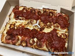 Review Pizza Hut Detroit Style Double Pepperoni Pizza The Impulsive Buy